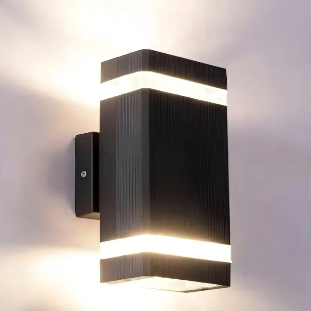 Up Down Black Outdoor Wall Sconce 11