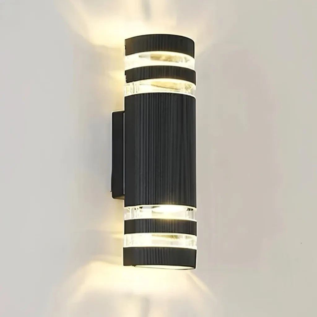 Up Down Black Outdoor Wall Sconce 12