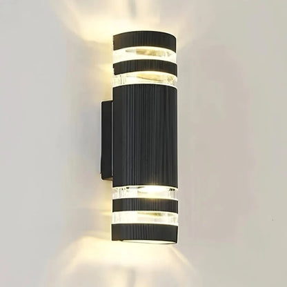 Up Down Black Outdoor Wall Sconce 12