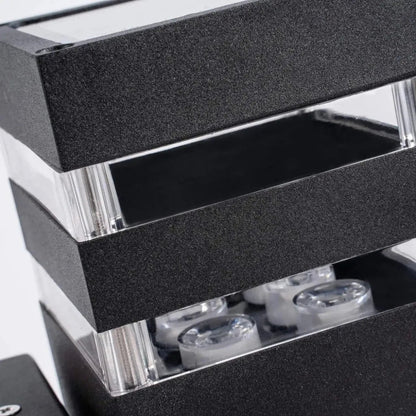 Up Down Black Outdoor Wall Sconce 4