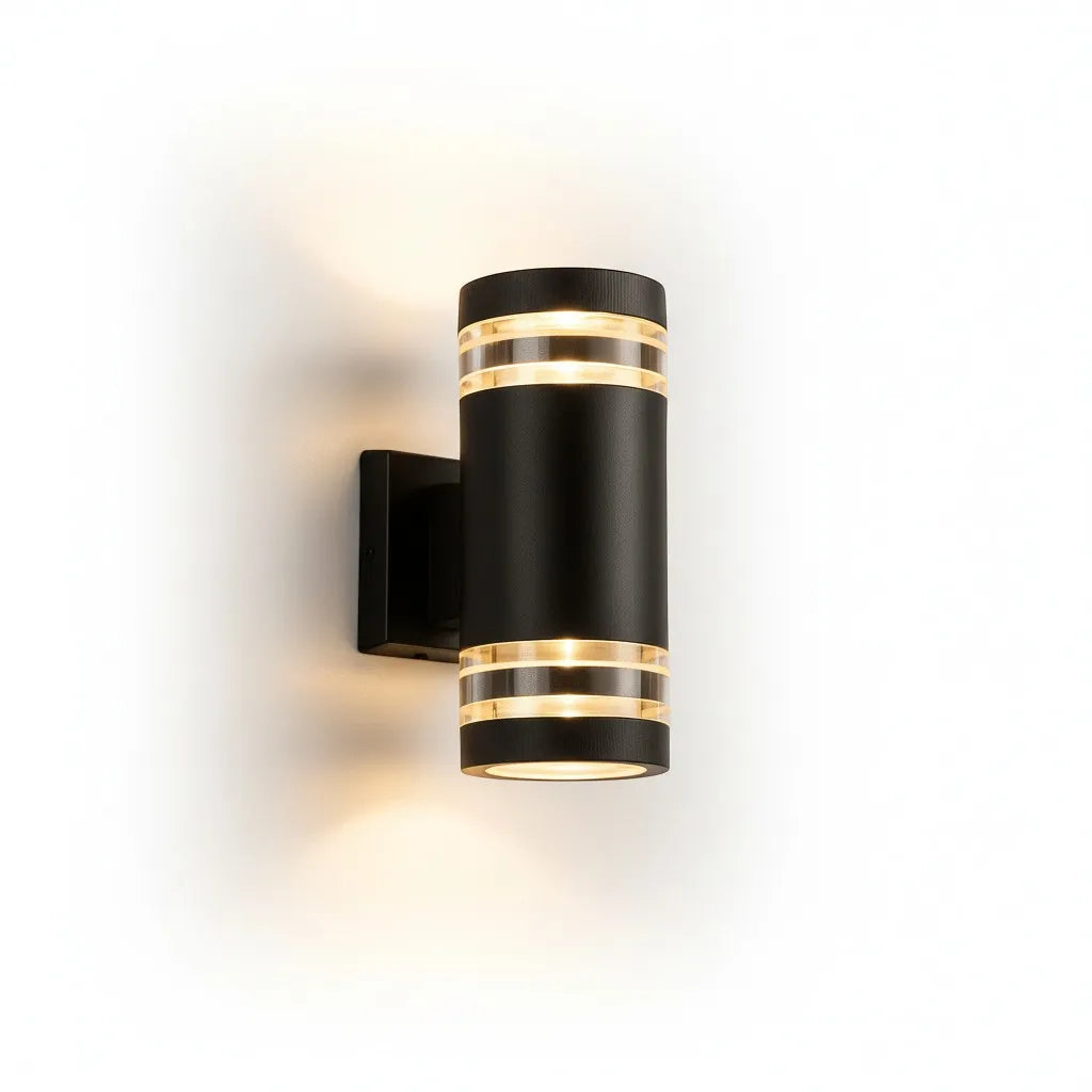 Up Down Black Outdoor Wall Sconce 5