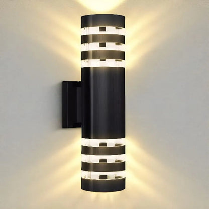 Up Down Black Outdoor Wall Sconce 9