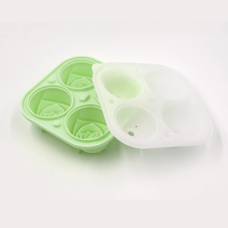 Luxora 2-Stage Push In Ice Cube Tray for Easy Ice Making