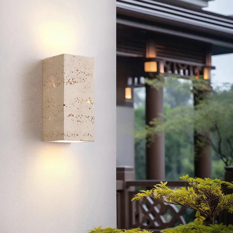 Vadalie Travertine Wall Lamp 2
