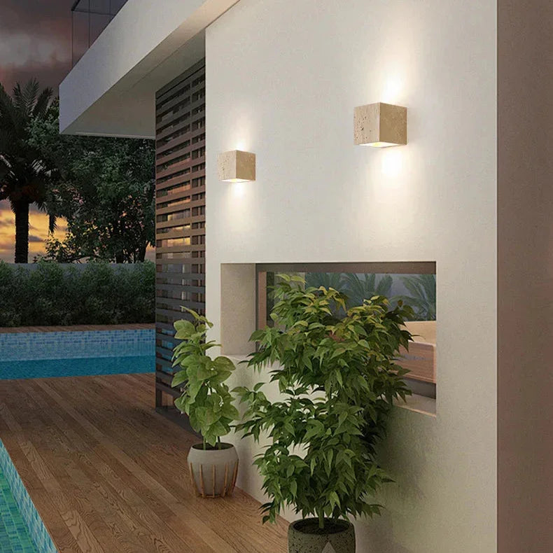 Vadalie Travertine Wall Lamp 4