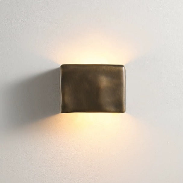 RoyaleGlow Modern Curved Cube LED Wall Sconce- Waterproof Aluminum Light