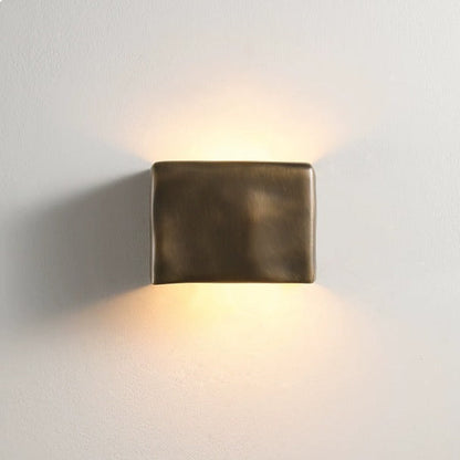 RoyaleGlow Modern Curved Cube LED Wall Sconce- Waterproof Aluminum Light