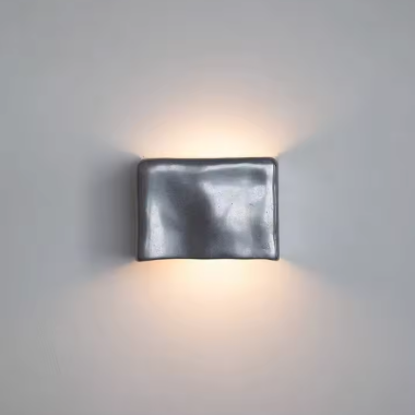RoyaleGlow Modern Curved Cube LED Wall Sconce- Waterproof Aluminum Light