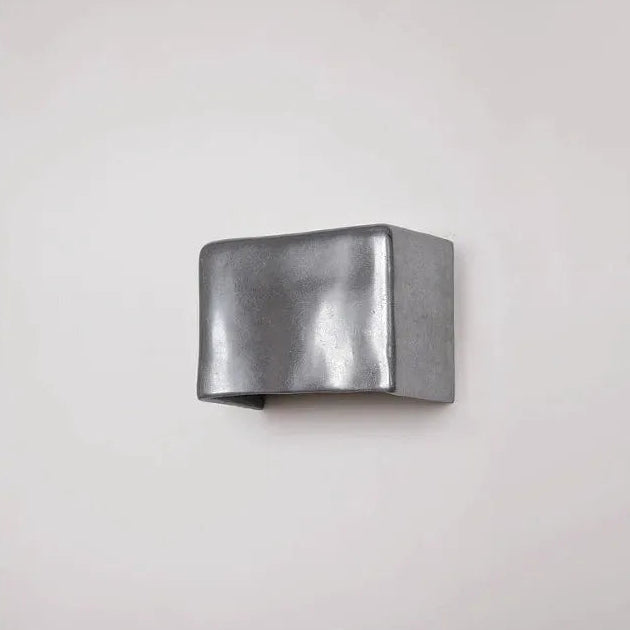 RoyaleGlow Modern Curved Cube LED Wall Sconce- Waterproof Aluminum Light