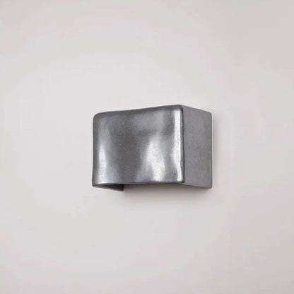 RoyaleGlow Modern Curved Cube LED Wall Sconce- Waterproof Aluminum Light