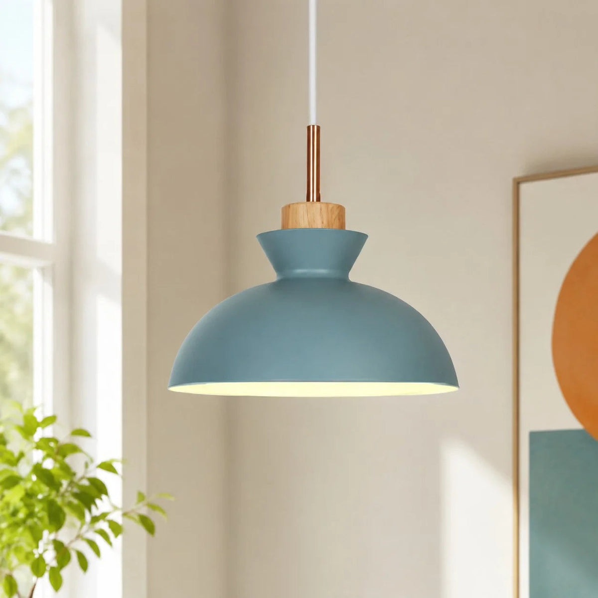Valarie Scandinavian Wood Pendant Light 13