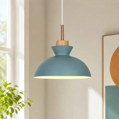 Valarie Scandinavian Wood Pendant Light 13