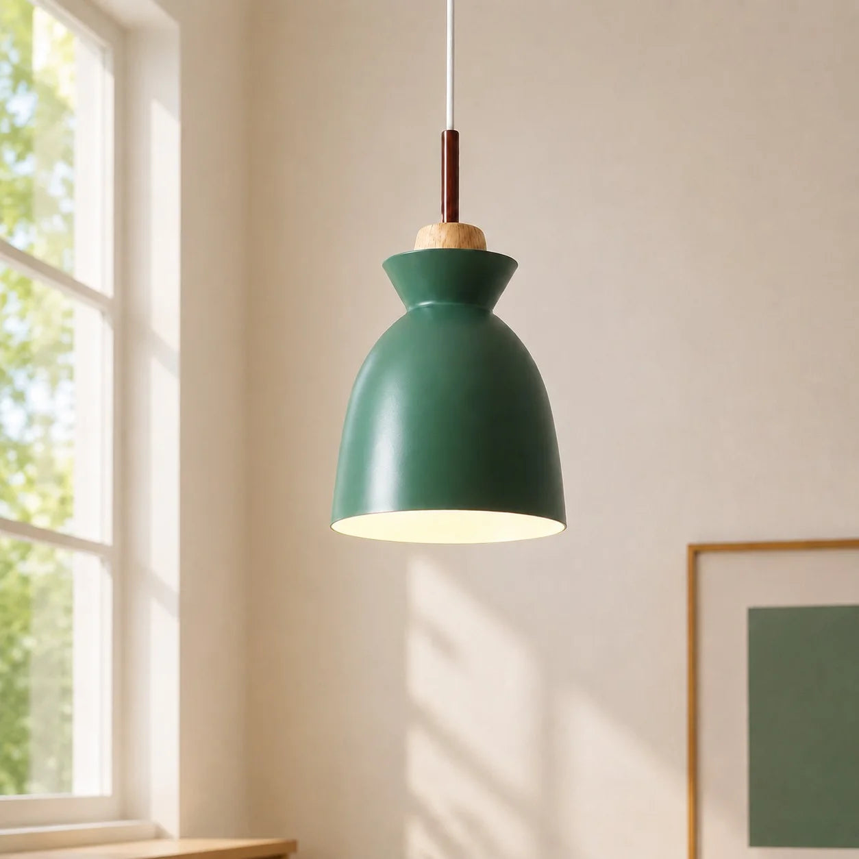 Valarie Scandinavian Wood Pendant Light 22