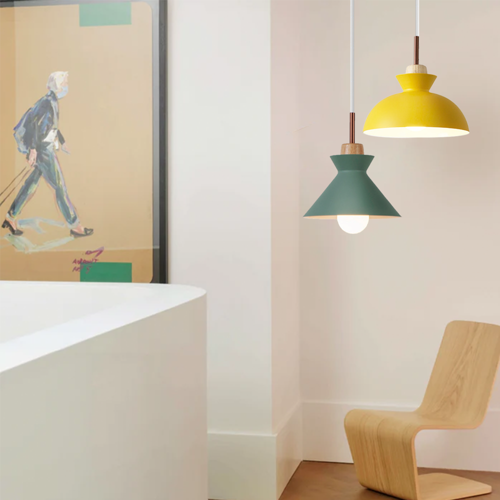 Valarie Scandinavian Wood Pendant Light 7