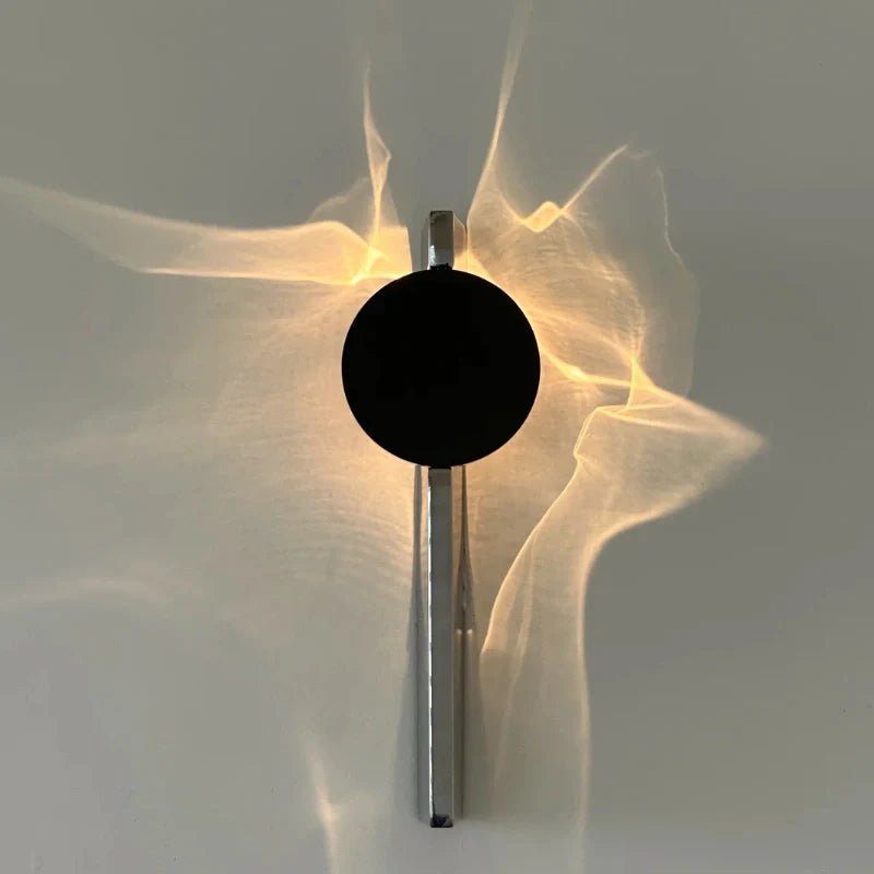 LuxRoyale Ripple Wall Sconce Modern Aluminum Stainless Steel Ambient Lighting