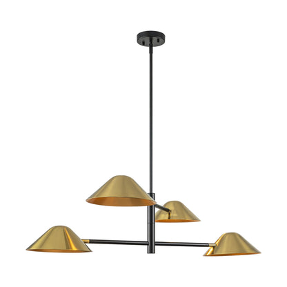 Verala 4-Light Dimmable Linear Mid-Century Modern Chandelier (40"-59") 3