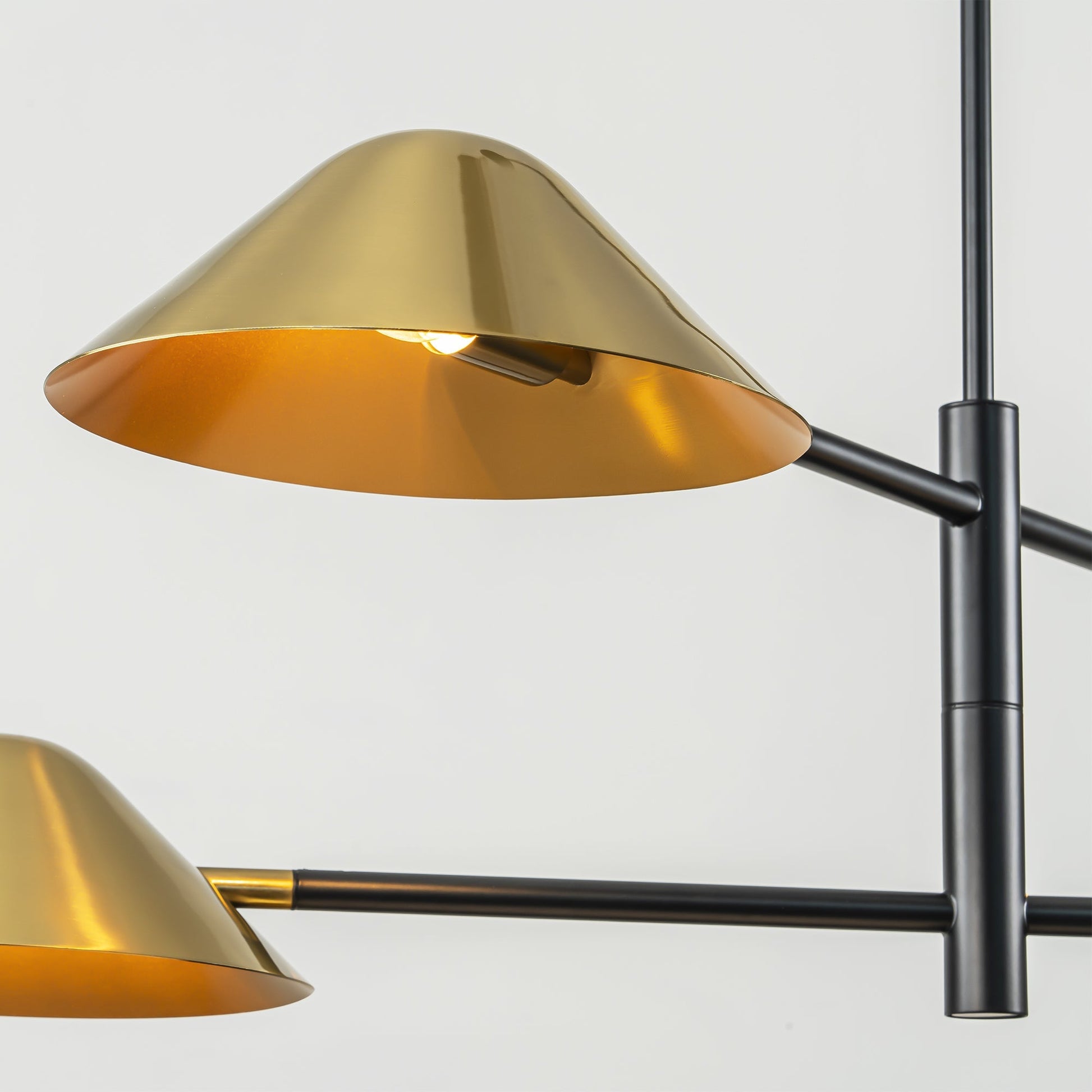 Verala 4-Light Dimmable Linear Mid-Century Modern Chandelier (40"-59") 4