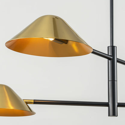 Verala 4-Light Dimmable Linear Mid-Century Modern Chandelier (40"-59") 4
