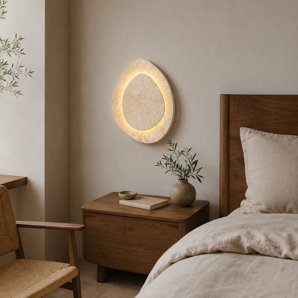 Verune Travertine Wall Lamp 3