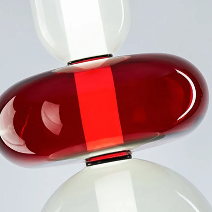 LuxRoyale Modern Glass LED Pendant Light Unique Design Hanging Lamp