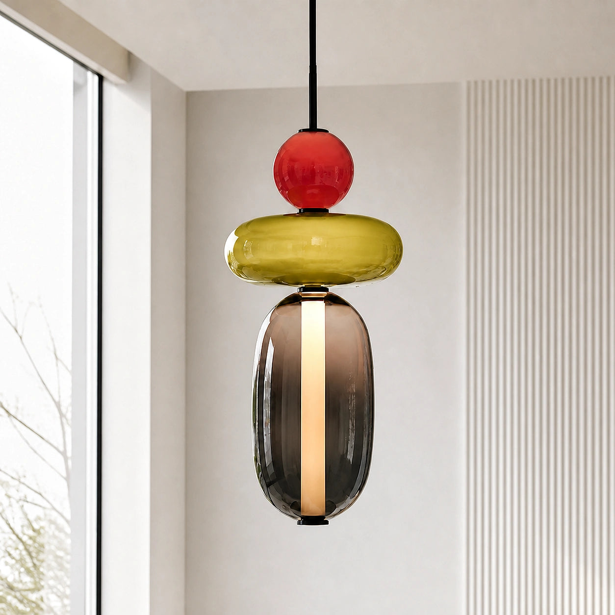 Vesa Nordic Candied Glass Pendant Light 14