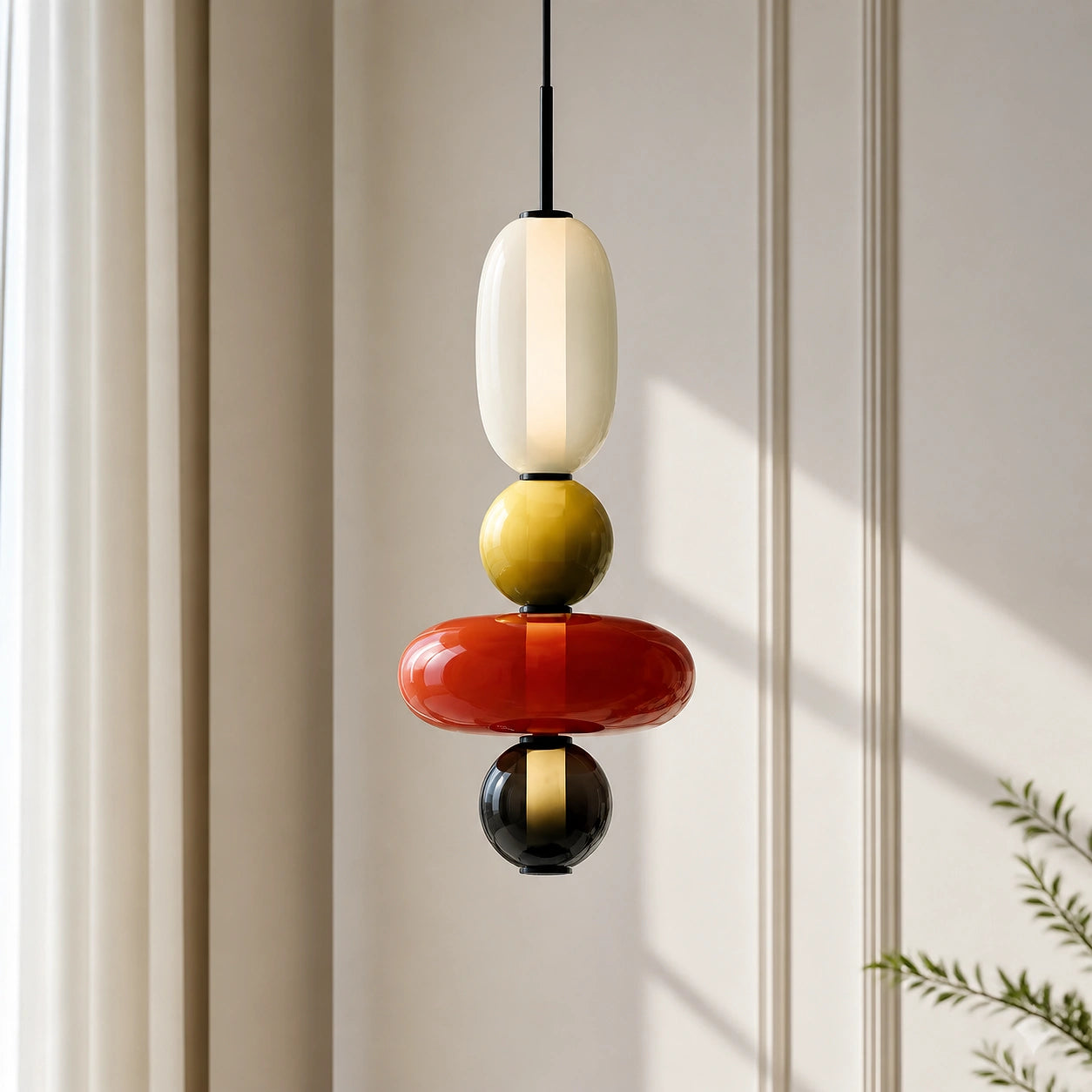 Vesa Nordic Candied Glass Pendant Light 21