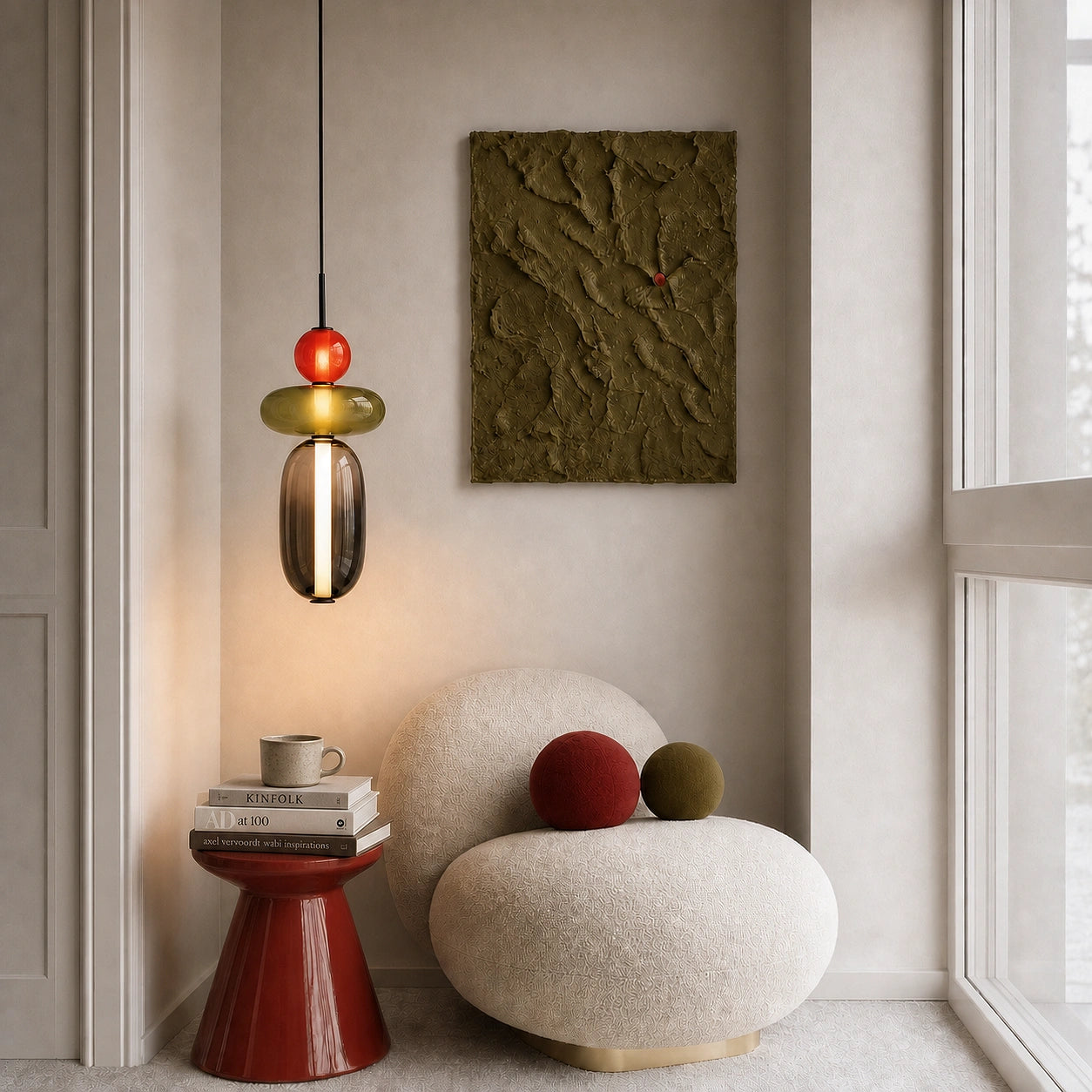 Vesa Nordic Candied Glass Pendant Light 4