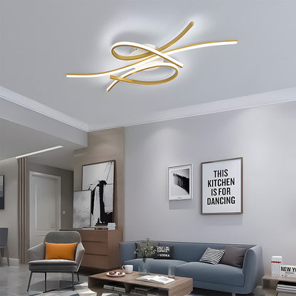Vesina - Creative LED Ceiling Light in the Shape of Musical Notes for Living Room - Modern Design and Energy Efficient 12