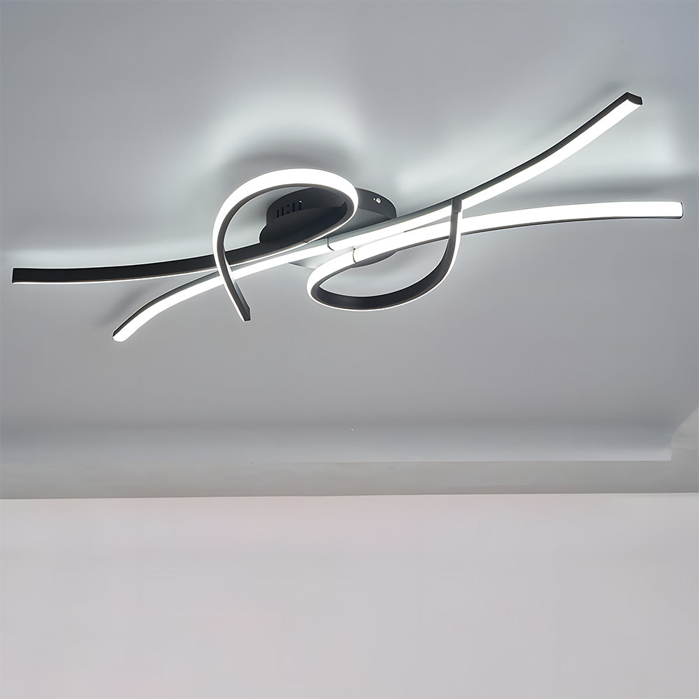Vesina - Creative LED Ceiling Light in the Shape of Musical Notes for Living Room - Modern Design and Energy Efficient 3
