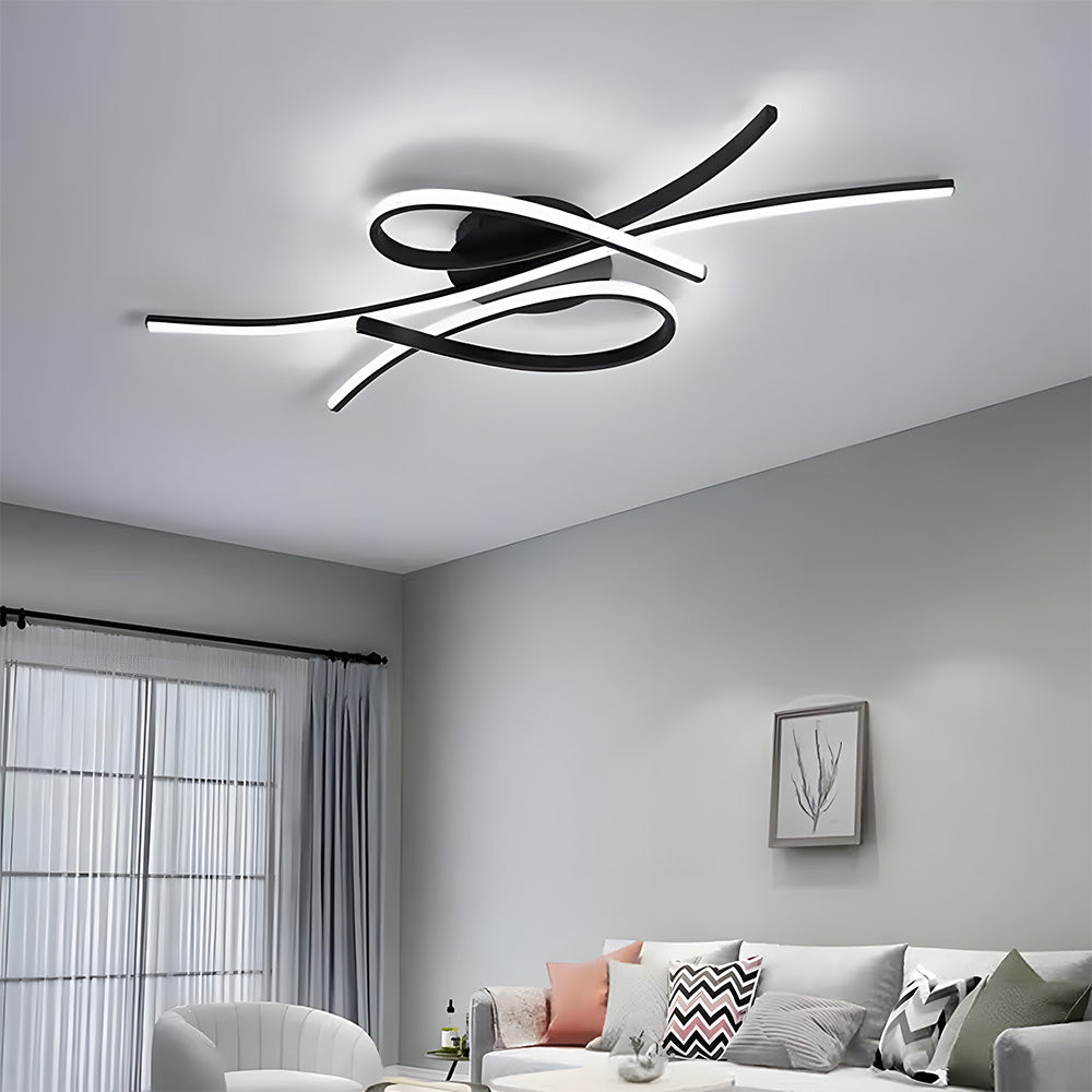 Vesina - Creative LED Ceiling Light in the Shape of Musical Notes for Living Room - Modern Design and Energy Efficient 5