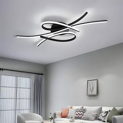 Vesina - Creative LED Ceiling Light in the Shape of Musical Notes for Living Room - Modern Design and Energy Efficient 5