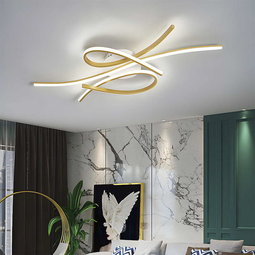 Vesina - Creative LED Ceiling Light in the Shape of Musical Notes for Living Room - Modern Design and Energy Efficient 9