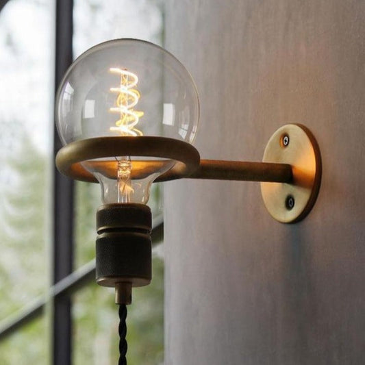 Vintage Industrial Sconce Light with Plug 0