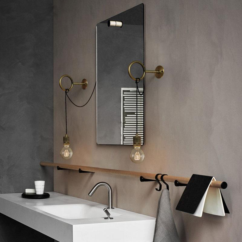 Vintage Industrial Sconce Light with Plug 6