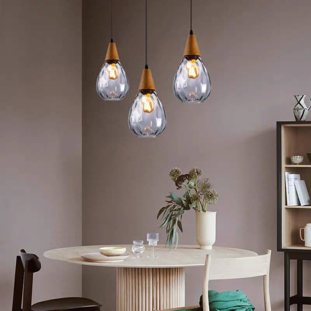 Vintage Teardrop Pendant Light | Classic Hanging Fixture for Dining Rooms and Kitchens 1