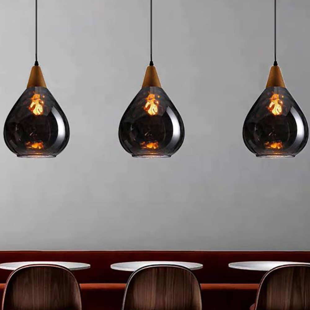 Vintage Teardrop Pendant Light | Classic Hanging Fixture for Dining Rooms and Kitchens 6