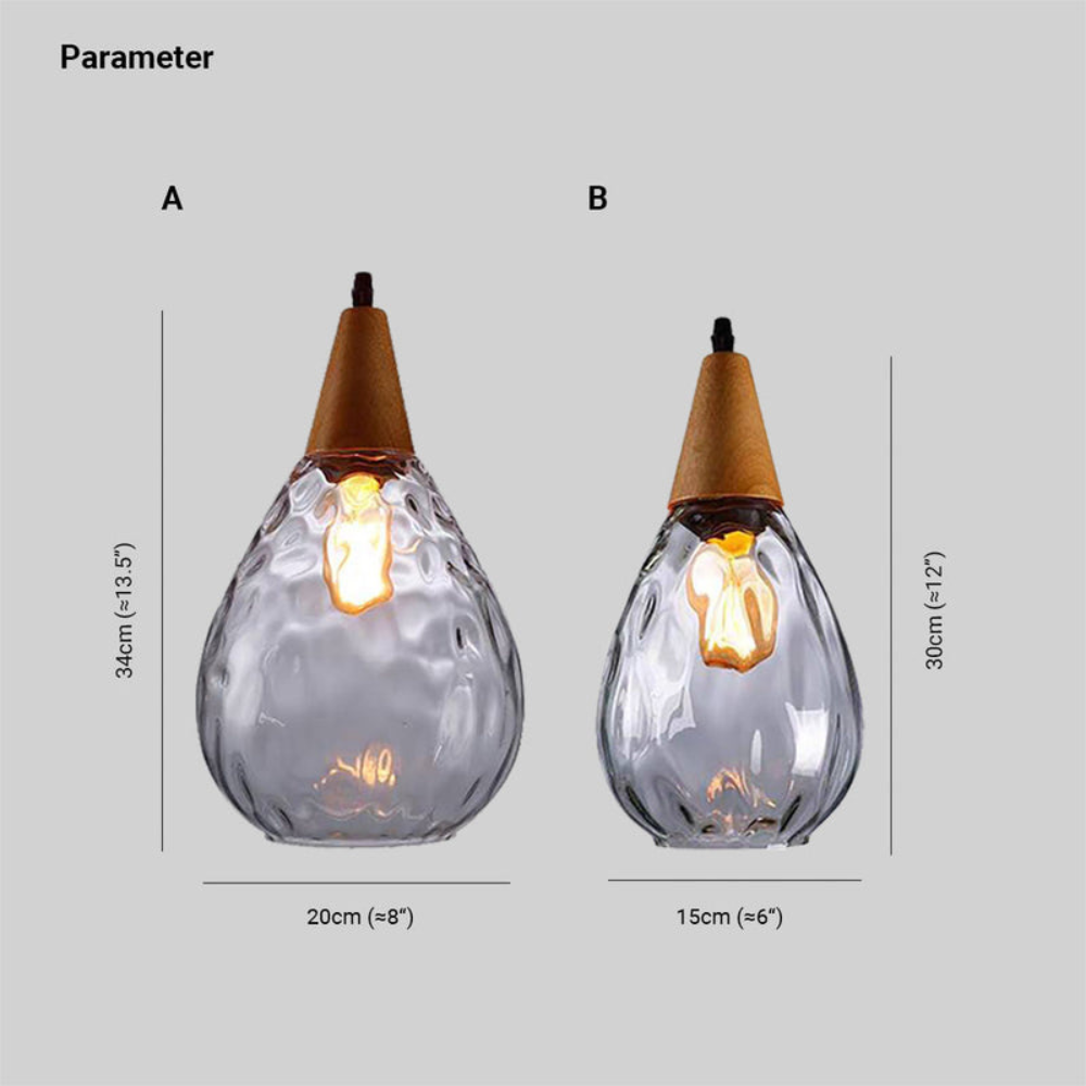 Vintage Teardrop Pendant Light | Classic Hanging Fixture for Dining Rooms and Kitchens 7