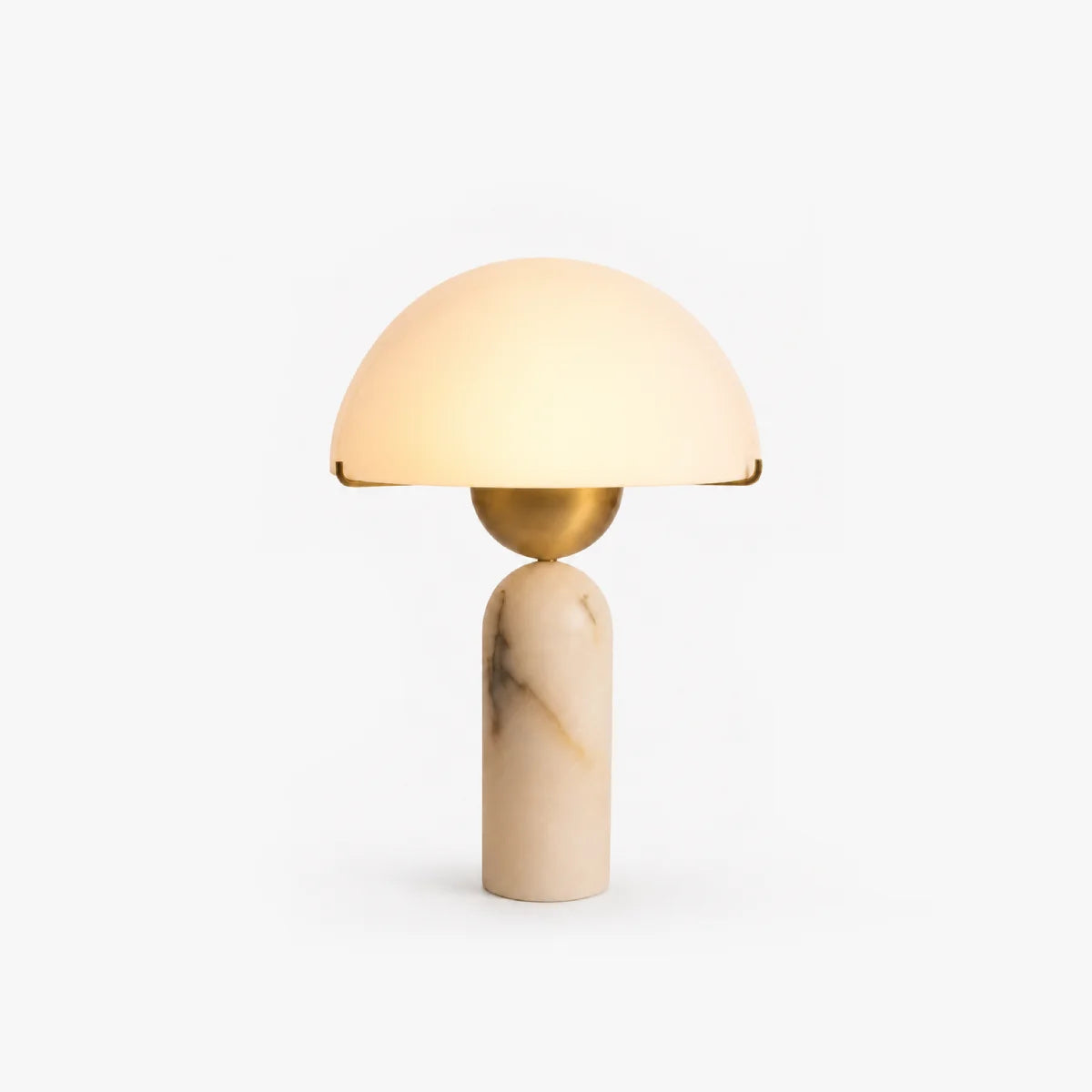 Vorelle Alabaster Mushroom Table Lamp 0