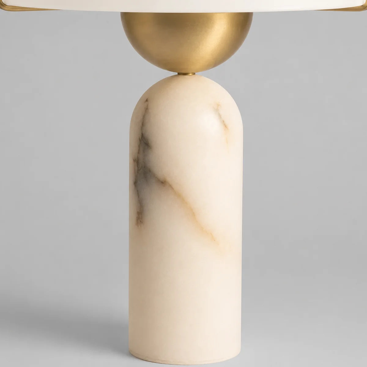Vorelle Alabaster Mushroom Table Lamp 7