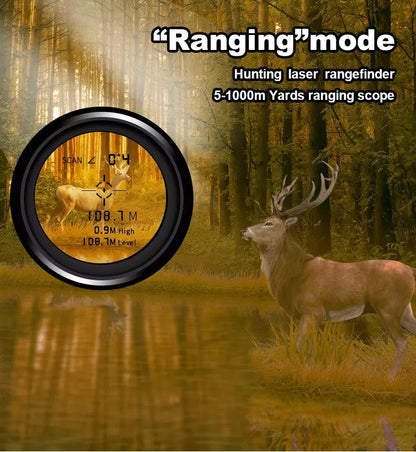 Luxora 3280 Feet Hunting Range Finder with 6.5X Magnification