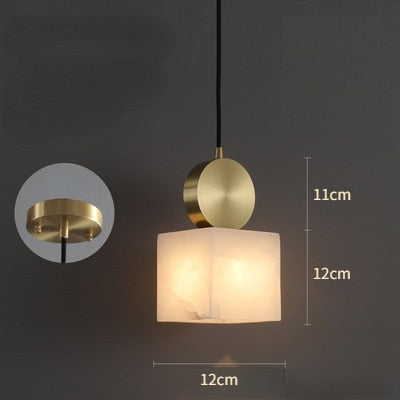 Wabi-Sabi Marble Pendant Light 11