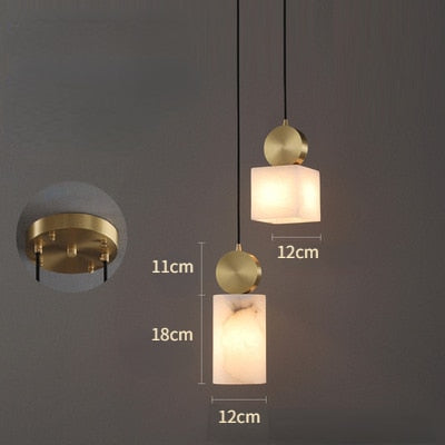 Wabi-Sabi Marble Pendant Light 12