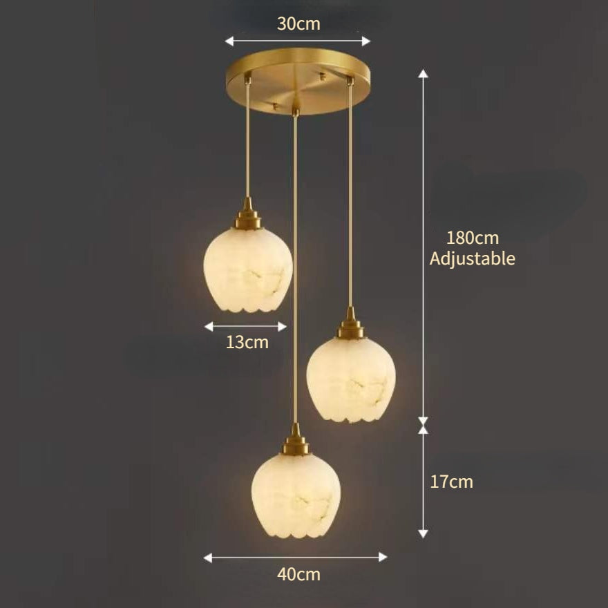 Wabi-Sabi Marble Pendant Light 14