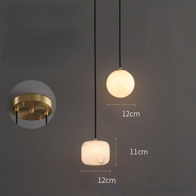 Wabi-Sabi Marble Pendant Light 8