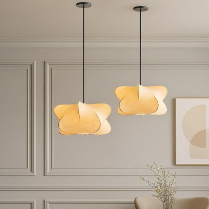 Wabi Sabi Silk Japanese Pendant Light 1