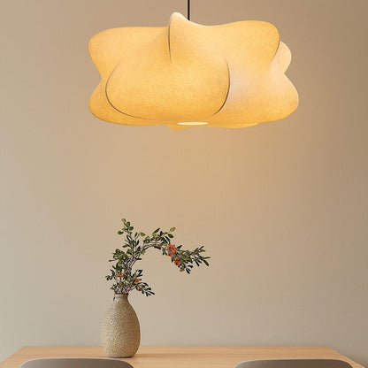 Wabi Sabi Silk Japanese Pendant Light 7