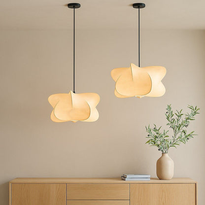 Wabi Sabi Silk Japanese Pendant Light 8