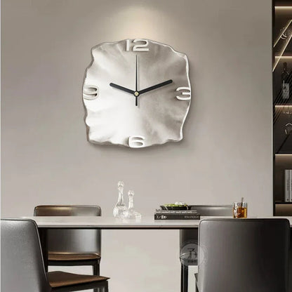 Wall Clock Modern Sandstone 3D Quartz Silent 5