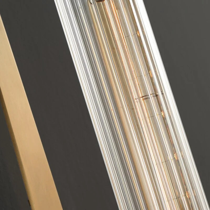 Wall Lamp Glass Tube 23.2 in Gold LED Bedroom Bathroom Hallway Sconce Modern Accent Lighting Fixture | Thomler 4