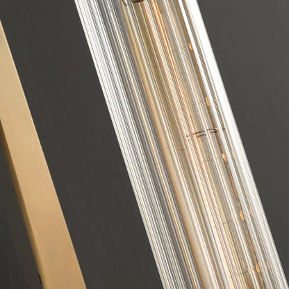 Wall Lamp Glass Tube 23.2 in Gold LED Bedroom Bathroom Hallway Sconce Modern Accent Lighting Fixture | Thomler 4